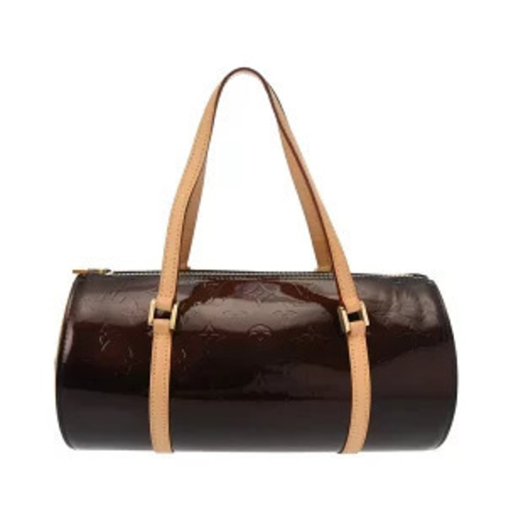 Louis Vuitton Monogram Bedford Leather Shoulder Bag Purple